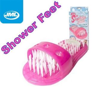 JML Shower Feet Foot Washer Clean Scrubs Cleaner as Seen on TV Easy Feet Brush