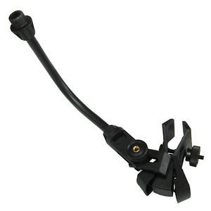 Proel Flexible Gooseneck w Mic Stand Clamp Threaded for Mic Clip