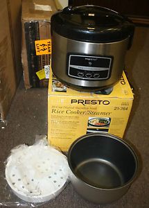 Presto 05813 16-Cup Digital Stainless Steel Rice Cooker/Steamer