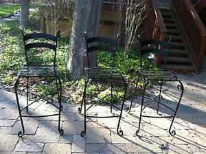 wrought iron bar stools pier one