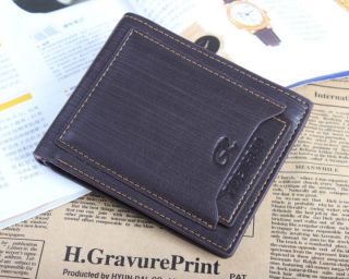 Hot Men's Leather Wallet Pockets ID Credit Card Holder Clutch Bifold Money Purse
