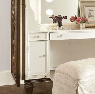 American Drew Furniture Jessica McClintock Couture Mink Dressing Armoire Vanity