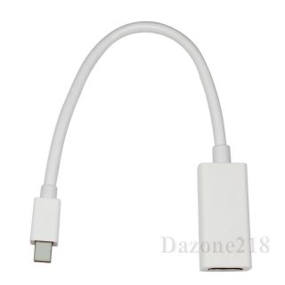 Mini Display Port DP Thunderbolt to HDMI Cable Adapter for I Mac MacBook Air Pro