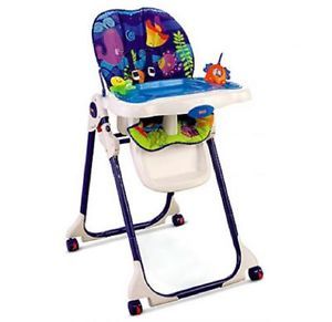 Fisher Price Toddler Infant Baby Ocean Wonder High Chair Feeding Folding 877441