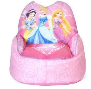 Disney Princess Kids Sofa Bean Bag Chair Toddler Cartoon Disney TV Cinderella