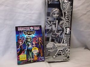 Monster High 13 Wishes DVD and Frankie Stein Skull Shores Doll Combo