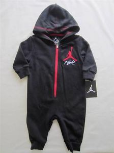 Nike Air Jordan Baby Boy Hoodie Bodysuits Sweater Romper Clothes Sz 6 9 MO
