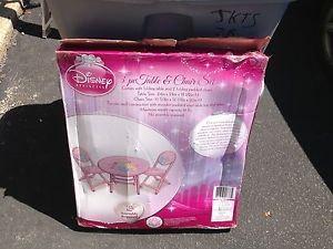 Disney Princess Table Chair Set Happily Ever After Cinderella