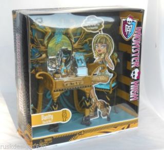 New Monster High Cleo de Nile Egyptian Vanity Chair Accessories Doll Furniture