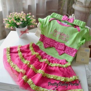 New girls baby toddler clothes Romper Tutu Skirt Hairband Set