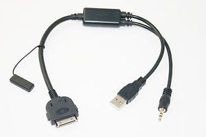 Original BMW iDrive iPod iPhone iPad USB Aux Cable Adapter