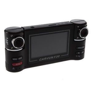 Dual Camera Double Lens Car Dashboard Camcorder Recorder Auto DVR SOS Function