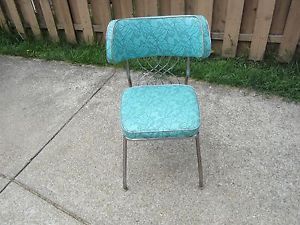 Mid Century Space Age B Brody Seating Co Chrome Vinyl Dining Chair Very Cool