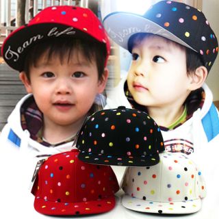 New Child Dot Fashion Baby Hat KPOP Character Hiphop Cap Outdoor Trend Trucker
