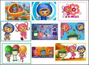 18 Team Umizoomi Stickers Loot Goody Favor Bags Party Supplies Cut Peel