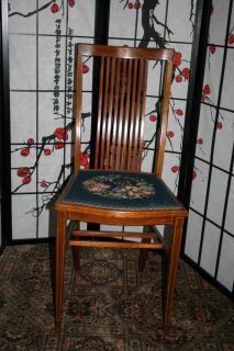 Antique Mission Era Arts Crafts Spindled Side Chair L JG Stickley