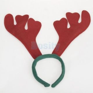 3X Adult Christmas Xmas Party Deer Reindeer Antlers Headband Hat Costume Horns