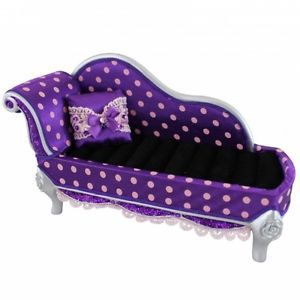 Purple Polka Dot Romance Lounge Chair Ring Holder Couch Sofa Organizer New