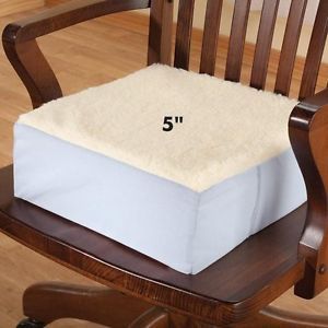 New 5" Easy Rise Extra Thick Foam Seat Cushion Chair Support Pillow w Cover