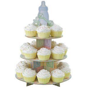 Cupcake Stand New Baby Shower Party Cake Holder Dessert Pasrty Tower Decorations