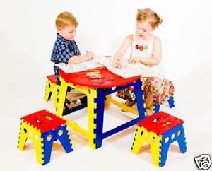Kids Table Chair Set Drawing Crafts Activity Play Art Fun Pre School