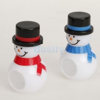 2pcs Mini Christmas Snowman Prism Party Favours Xmas Decorations Kids Toy Game
