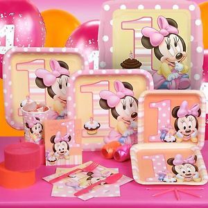 Minnie's 1st Minnie Mouse Birthday Party Supplies Favors You Pick