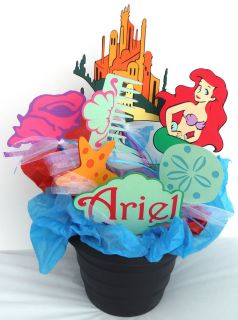 Personalized Disney Princess Ariel 8 Centerpiece Sticks
