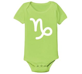 Capricorn Zodiac Sign Funny Cute Symbol New One Piece Clothes Infant Baby E1522
