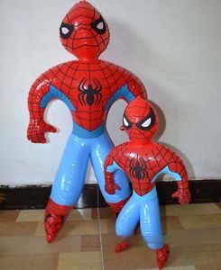60cm Spiderman Inflatable Decoration Toy Kids Party Favor Supply Bag Gift INF091
