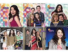 12 iCarly Stickers Girls Kids Birthday Party Goody Loot Bag Favors Supply Treat