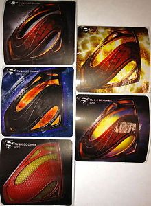 10 Superman Logo Man of Steel Stickers Party Favors Teacher Supply