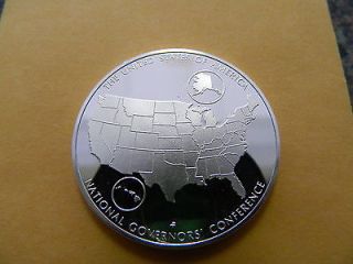 1974 Franklin Mint Governors' Conference Sterling Silver Metal Coin