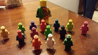 180 Lego Man Crayon Minifig Party Favor Ninjago Minifigure Free 4 inch Lego Man