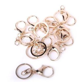 Golden Decorative Alloy Key Fob Keychain Key Ring Gift Doll Bag Car Pendant