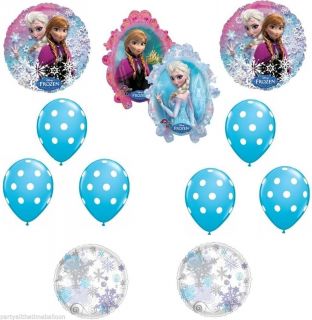 15 PC Disney Frozen Movie Birthday Party Balloons Decorations 