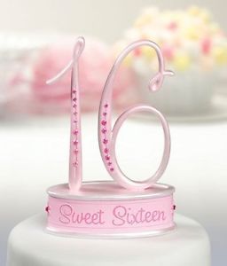 Sweet Sixteen 16th Birthday Cake Toppers Caketop 16th Birthday Party Supply