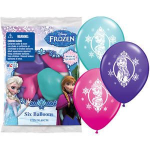 Disney "Frozen" Princess Movie Birthday Party Supplies Printed Latex Balloons