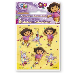 Dora The Explorer Birthday Party Supplies Mini Stickers Party Favors New NIP