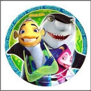 Shark Tale 8 8 3 4" Large Lunch Dinner Plates Birthday Party Supplies