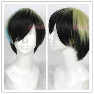 30cm Short Multi Color Straight Harajuku Men's Cosplay Party Hair Wig CW206