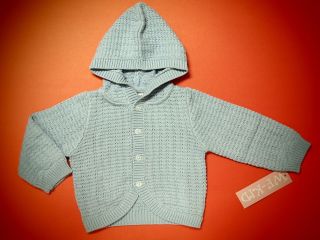 Baby Boy Hooded Sweater CK29102 0 9 Moths