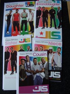 Official JLS Relation Birthday Card Great Graphics