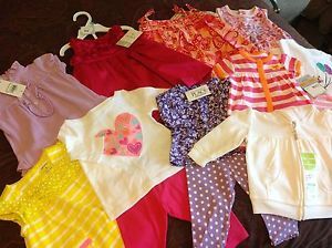Baby Girl Clothes Lot 0 3 6 MO Ralph Lauren OshKosh Children's Place Carter'S