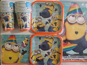 Despicable Me 2 Birthday Party Supply Kit for 16