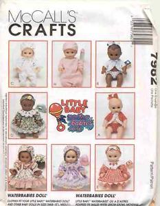 McCalls 7982 Waterbabies Baby Doll Clothing Pattern