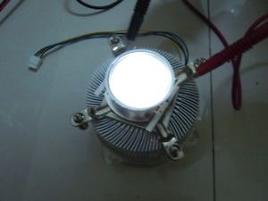 100W 100 Watt White High Power LED Light Lens Reflector Heatsink Cooler Fan