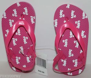 Disney Toddler Girls Pink Mickey Mouse Thong Flip Flops XXSmall 5 6 Large 13 1