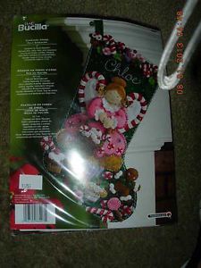 Bucilla Cupcake Angel Felt Stocking Kit
