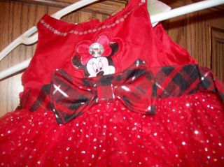 Disney Baby Dress Mickey Mouse Disney Valentine Dress Red Fancy Dress Art